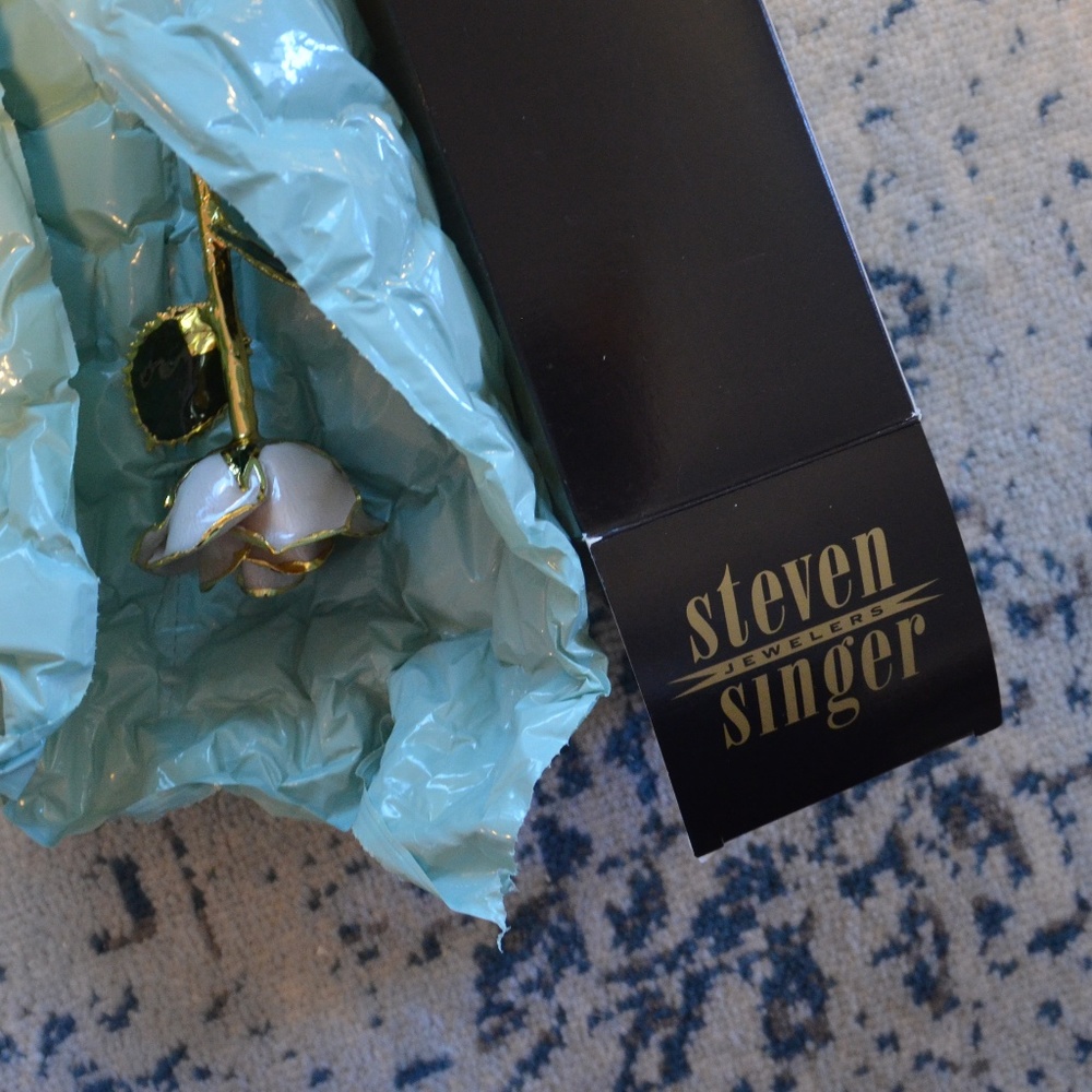 Steven Singer 24K Gold Plated Rose